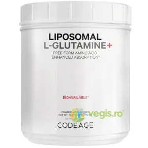 L-Glutamina Lipozomala pentru Sustinerea Sanatatii Musculare si Digestive fara Aroma 472.5g