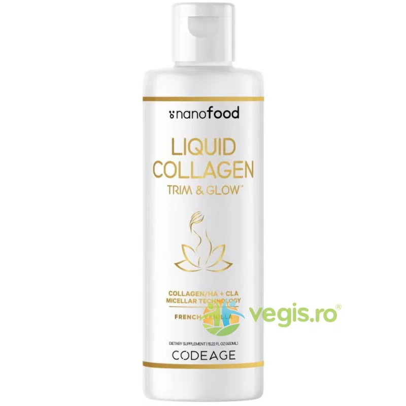Formula Inovatoare pentru Gestionarea Greutatii si Frumusetea Pielii cu Aroma de Vanilie Frantuzeasca 450ml CODEAGE — preț și oferte