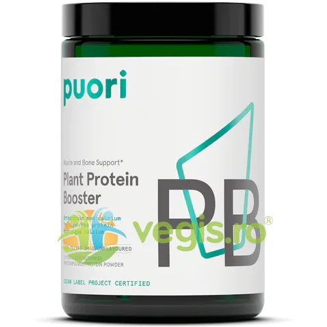 Proteina Vegetala Fortificata cu Calciu din Alge Plant Protein Booster PB 317g PUORI — preț și oferte