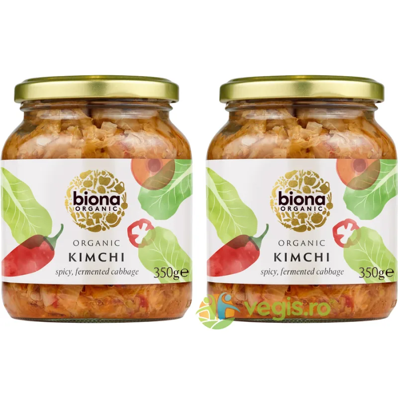 Pachet Kimchi Picant Ecologic/Bio 350g+350g BIONA — preț și oferte