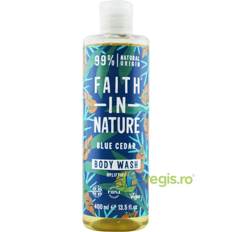 Gel de Dus Natural Energizant cu Cedru Albastru 400ml FAITH IN NATURE — preț și oferte