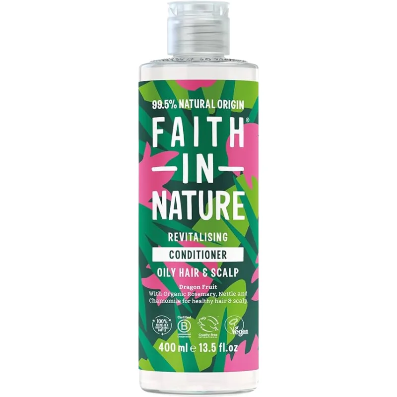 Balsam Natural Revitalizant pentru Toate Tipurile de Par cu Fructul Dragonului 400ml FAITH IN NATURE — preț și oferte