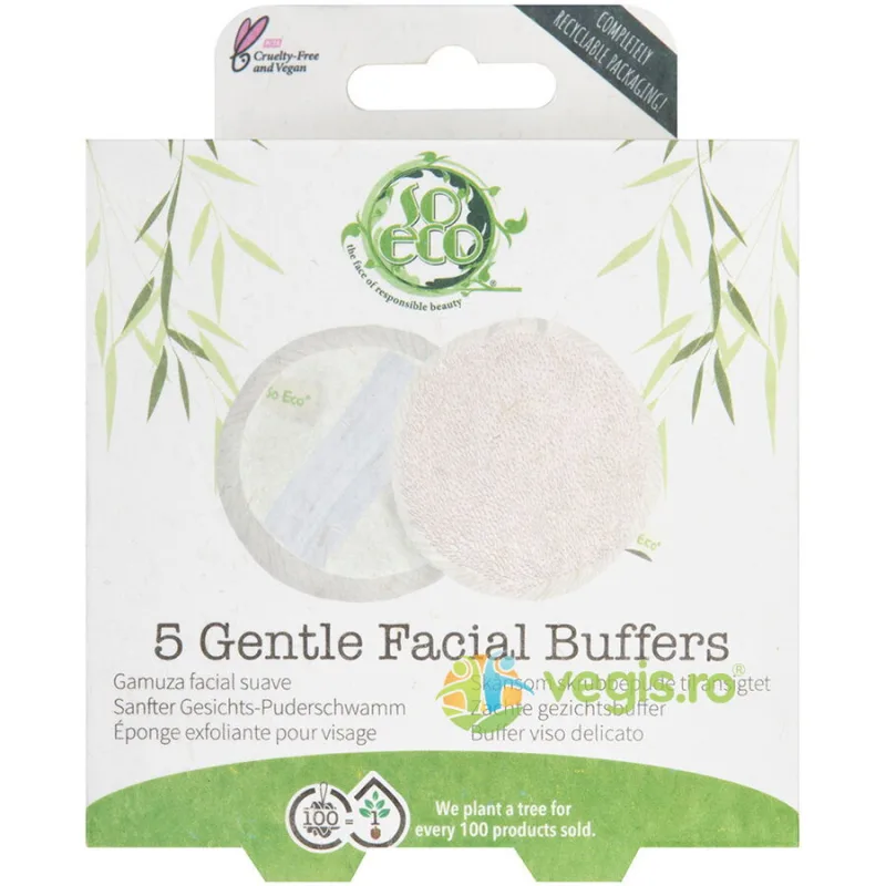 Set Dischete Delicate pentru Curatarea Fetei 5buc SO ECO — preț și oferte