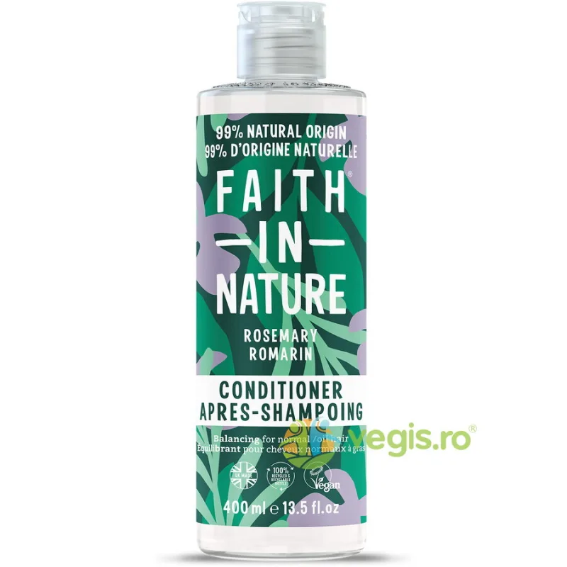 Balsam Echilibrant cu Rozmarin pentru Par Normal sau Gras 400ml FAITH IN NATURE — preț și oferte