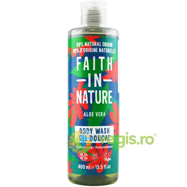 Gel de Dus Natural Reparator cu Aloe Vera 400ml FAITH IN NATURE — preț și oferte