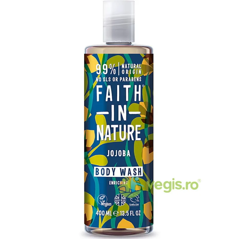 Gel de Dus Natural si Reconfortant cu Jojoba 400ml FAITH IN NATURE — preț și oferte