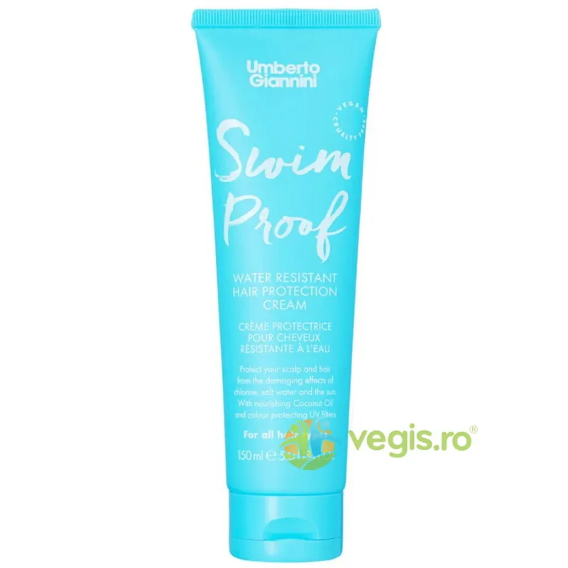 Crema Rezistenta la Apa cu Filtru UV pentru Protectia Parului in Piscine si Mare Swim Proof 150ml — preț și oferte