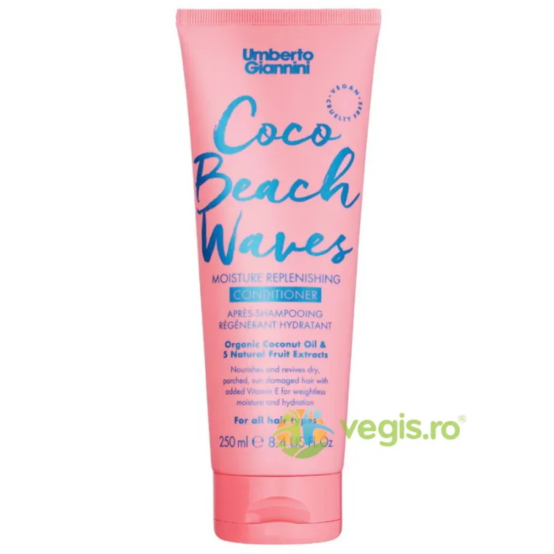 Balsam Hidratant pentru Bucle Lejere Coco Beach Waves 250ml UMBERTO GIANNINI — preț și oferte