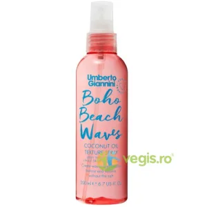 Spray Texturizant pentru Efect de Bucle Lejere cu Ulei de Cocos Boho Beach Waves 200ml