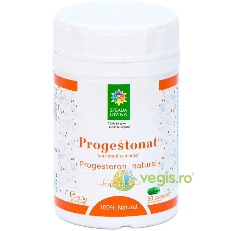 Progestonat (Progesterol Natural) 90cps STEAUA DIVINA — preț și oferte