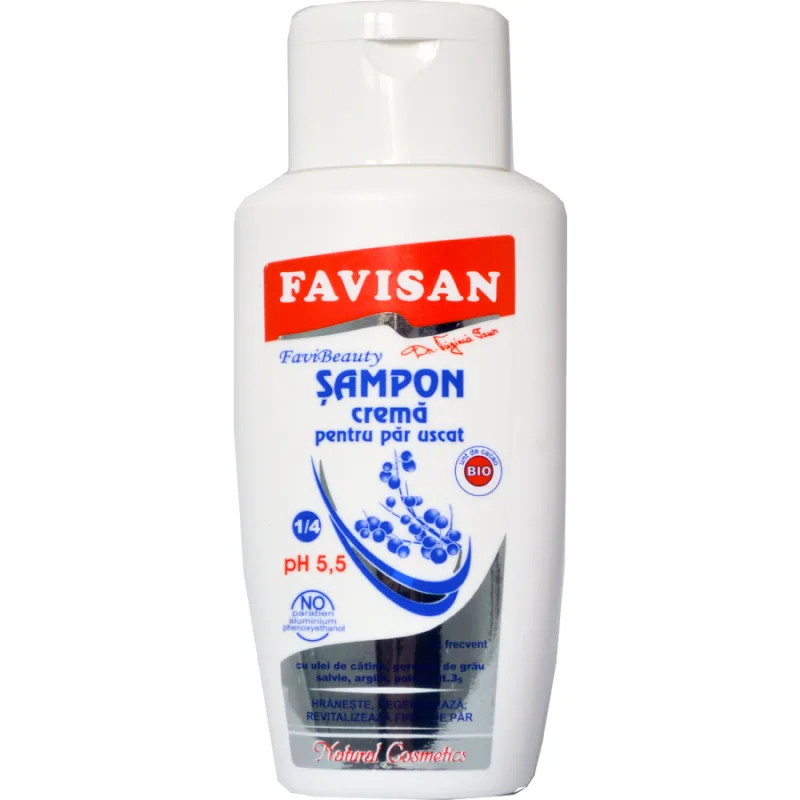 Sampon Crema pentru Par Uscat  200ml Favisan — preț și oferte