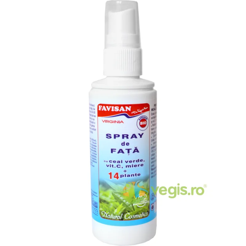 Spray de Fata cu Ceai Verde 100ml Favisan — preț și oferte