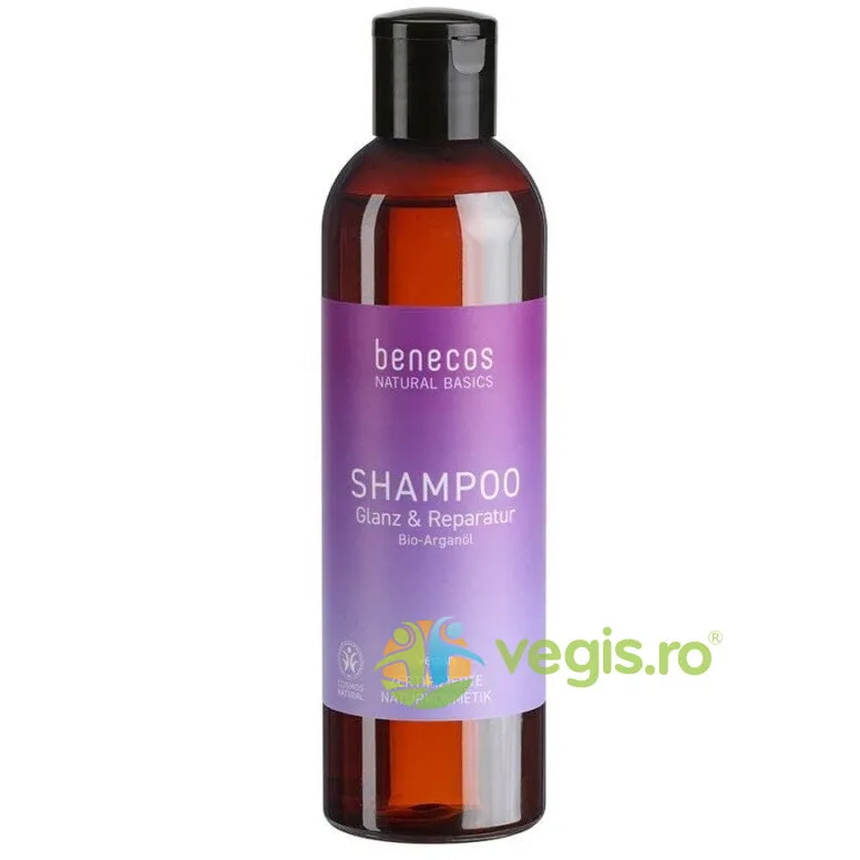 Sampon pentru Reparare si Stralucire cu Ulei de Argan 250ml BENECOS — preț și oferte