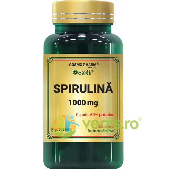 Spirulina 1000mg 60tb COSMO PHARM — preț și oferte