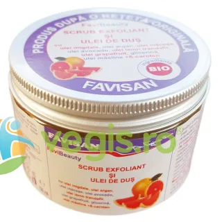 Scrub Exfoliant si Ulei de Dus cu Ulei de Grapefruit 150g Favisan — preț și oferte