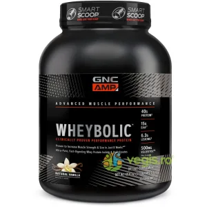 Proteina din Zer cu Aroma Naturala de Vanilie  Amp Wheybolic 1412.5g