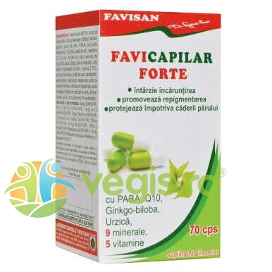 Favicapilar Forte 70cps Favisan — preț și oferte