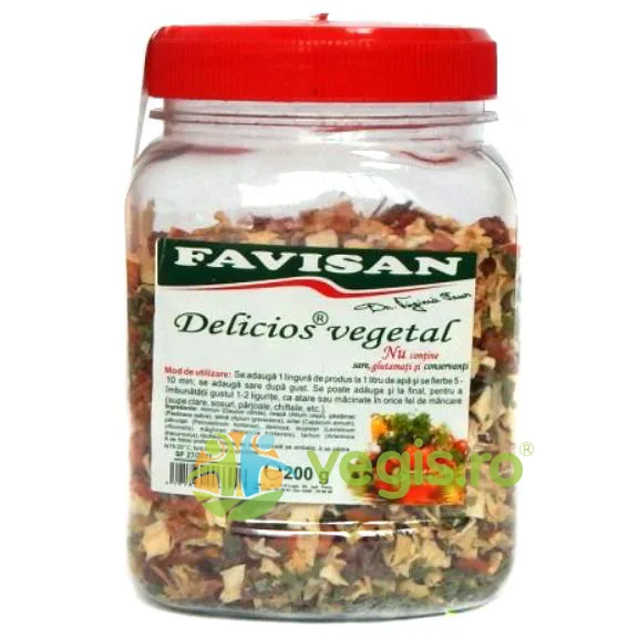 Delicios Vegetal Amestec de Legume 200g Favisan — preț și oferte