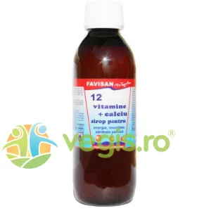 Sirop 12 Vitamine + Calciu 250ml