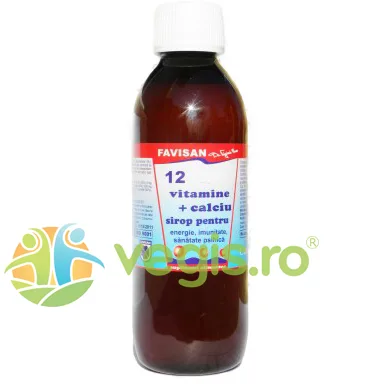 Sirop 12 Vitamine + Calciu 250ml Favisan — preț și oferte