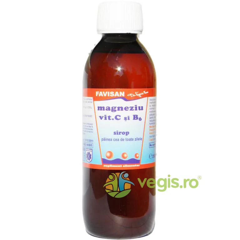 Sirop Magneziu + Vitamina C + B6 250ml Favisan — preț și oferte
