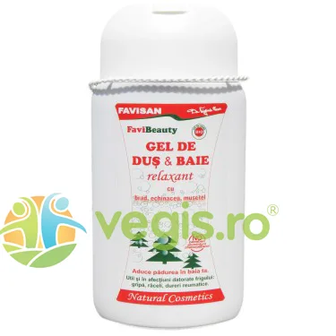 Gel de Dus Relaxant cu Aroma de Brad 300ml Favisan — preț și oferte