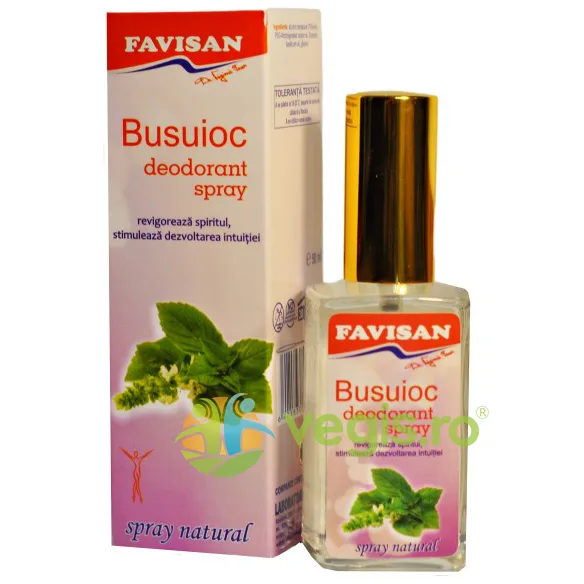 Deodorant Spray cu Busuioc 50ml Favisan — preț și oferte