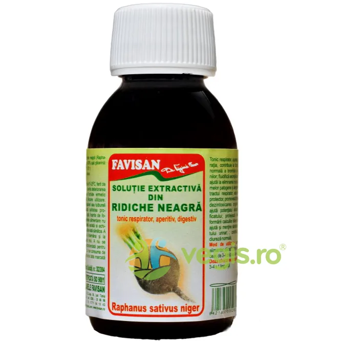 Solutie Extractiva din Ridiche Neagra 100ml Favisan — preț și oferte