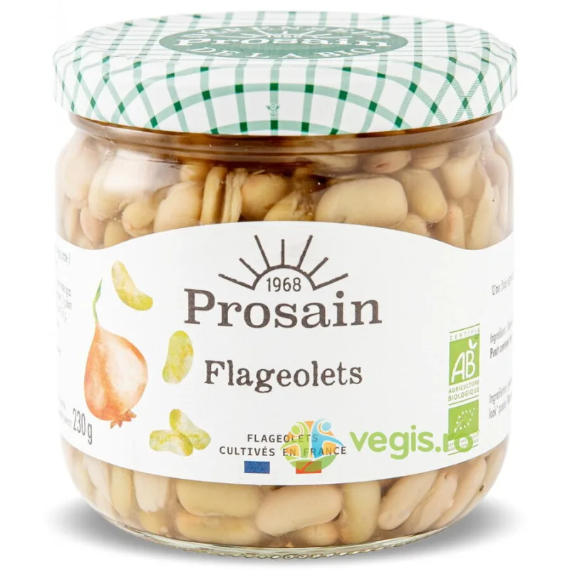 Boabe de Fasole Alba la Borcan Ecologica/Bio 345g PROSAIN — preț și oferte