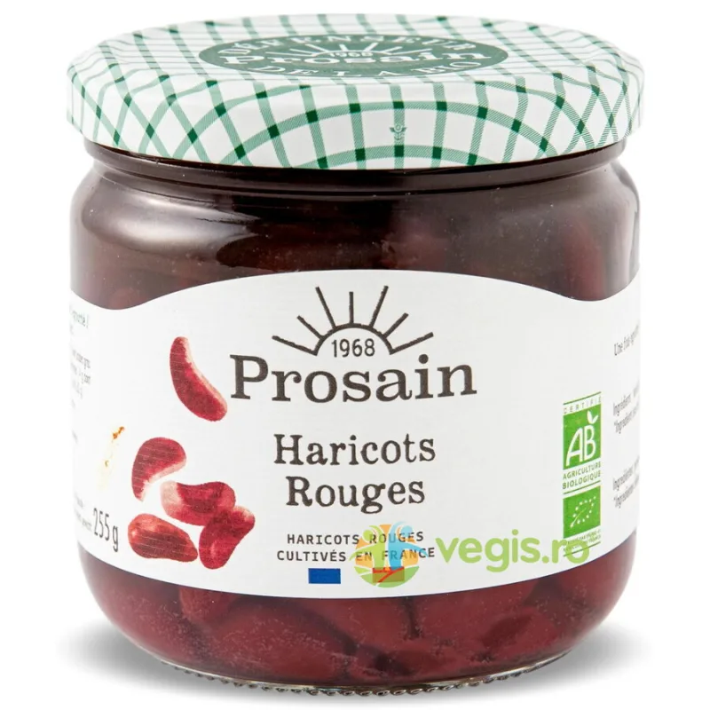 Boabe de Fasole Rosie la Borcan Ecologica/Bio 345g PROSAIN — preț și oferte