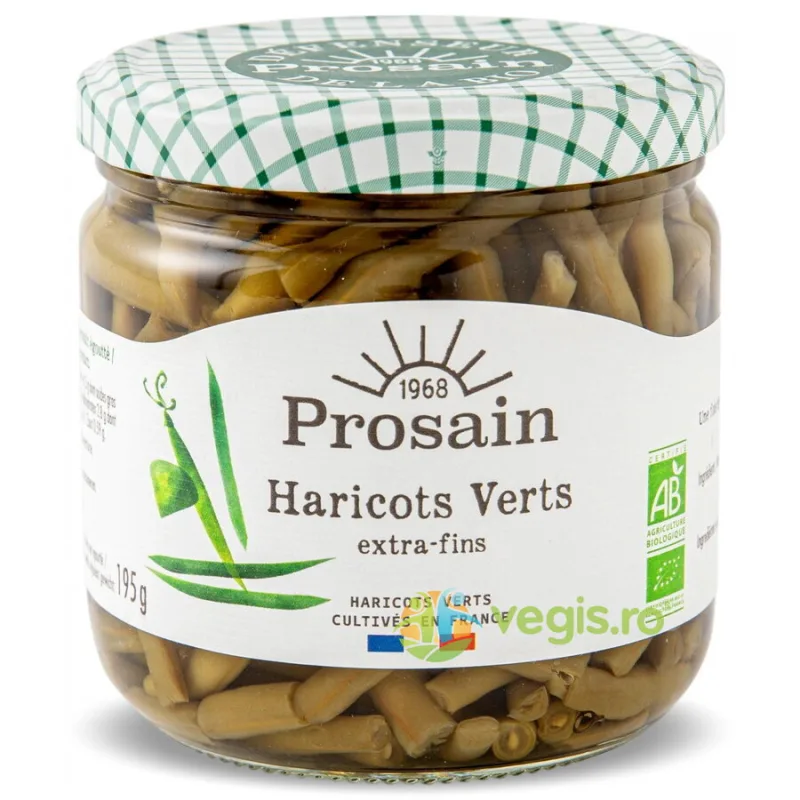 Fasole Verde Extra Fina la Borcan Ecologica/Bio 345g PROSAIN — preț și oferte