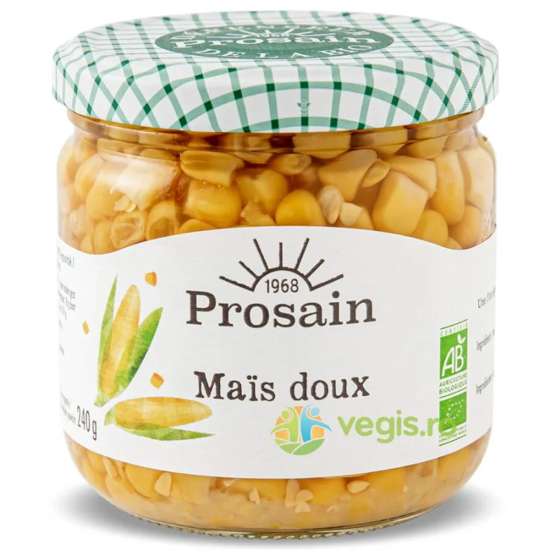 Porumb Dulce la Borcan Ecologic/Bio 345g PROSAIN — preț și oferte
