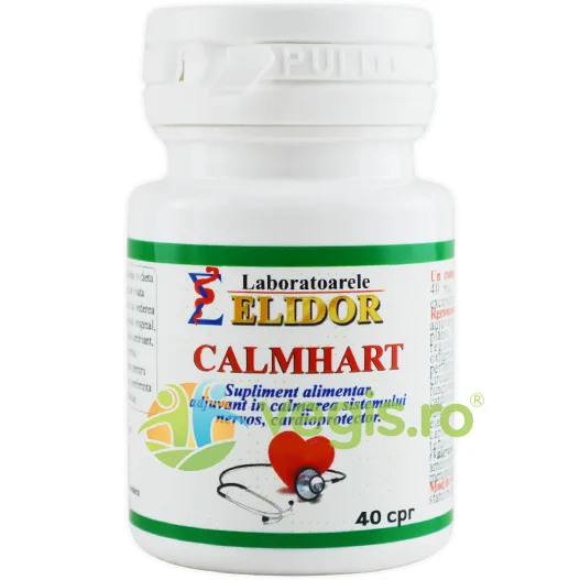 Calmhart (Calmeaza Iritabilitatea si Stresul) 40cpr ELIDOR — preț și oferte
