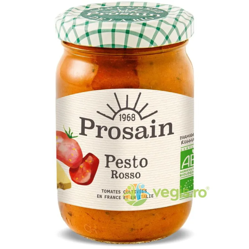 Pesto Autentic cu Rosii Uscate si Parmezan Ecologic/Bio 185g PROSAIN — preț și oferte