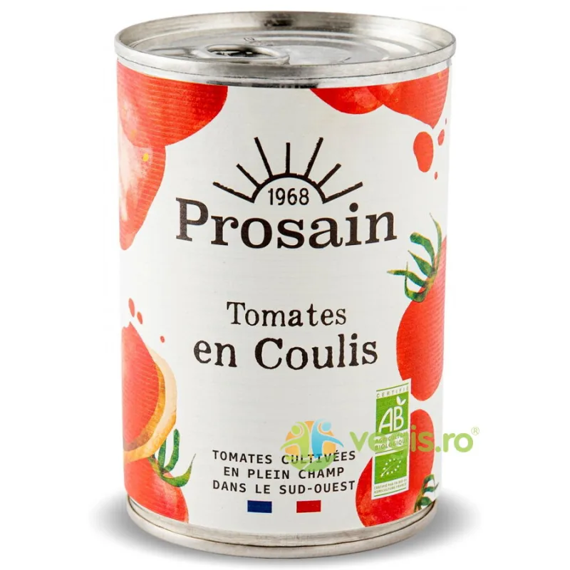 Piure de Rosii la Conserva Ecologic/Bio 410g PROSAIN — preț și oferte