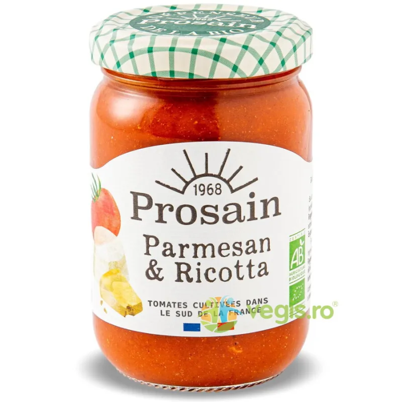Sos de Rosii cu Ricotta si Parmezan Ecologic/Bio 200g PROSAIN — preț și oferte