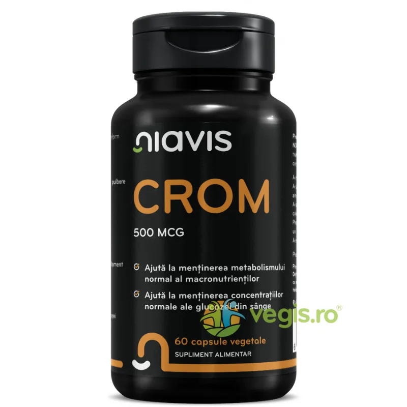 Crom 500mcg 60cps NIAVIS — preț și oferte