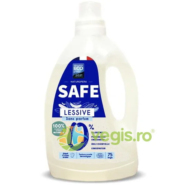 Detergent pentru Rufe fara parfum (Format Mare) 3L Safe — preț și oferte