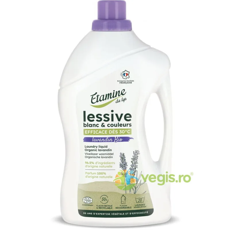 Detergent pentru Rufe Albe si Colorate cu Parfum de Lavanda 1L ETAMINE DU LYS — preț și oferte