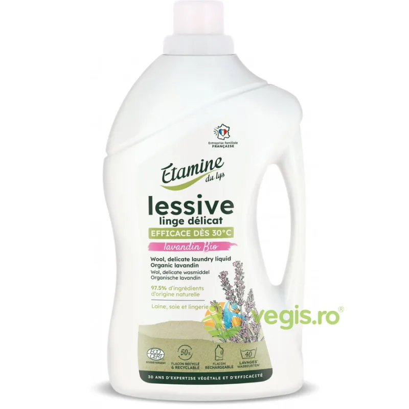 Detergent pentru Rufe Delicate si Lana cu Parfum de Lavanda 1L ETAMINE DU LYS — preț și oferte