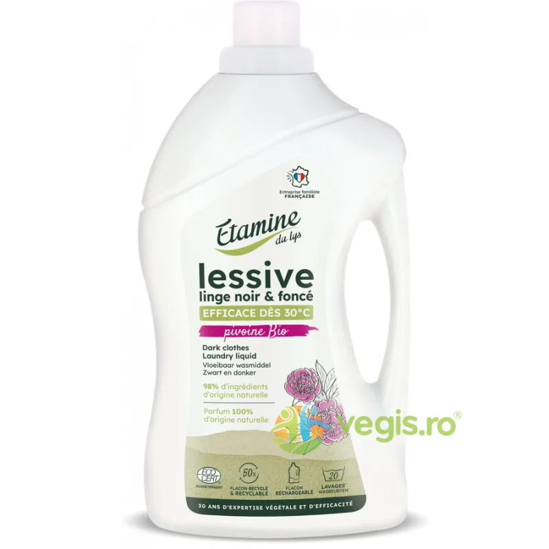 Detergent pentru Rufe Negre cu Parfum de Bujor 1L ETAMINE DU LYS — preț și oferte