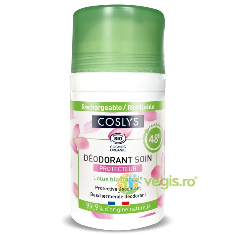 Deodorant Protector cu Parfum de Flori de Lotus Bio 50ml COSLYS — preț și oferte
