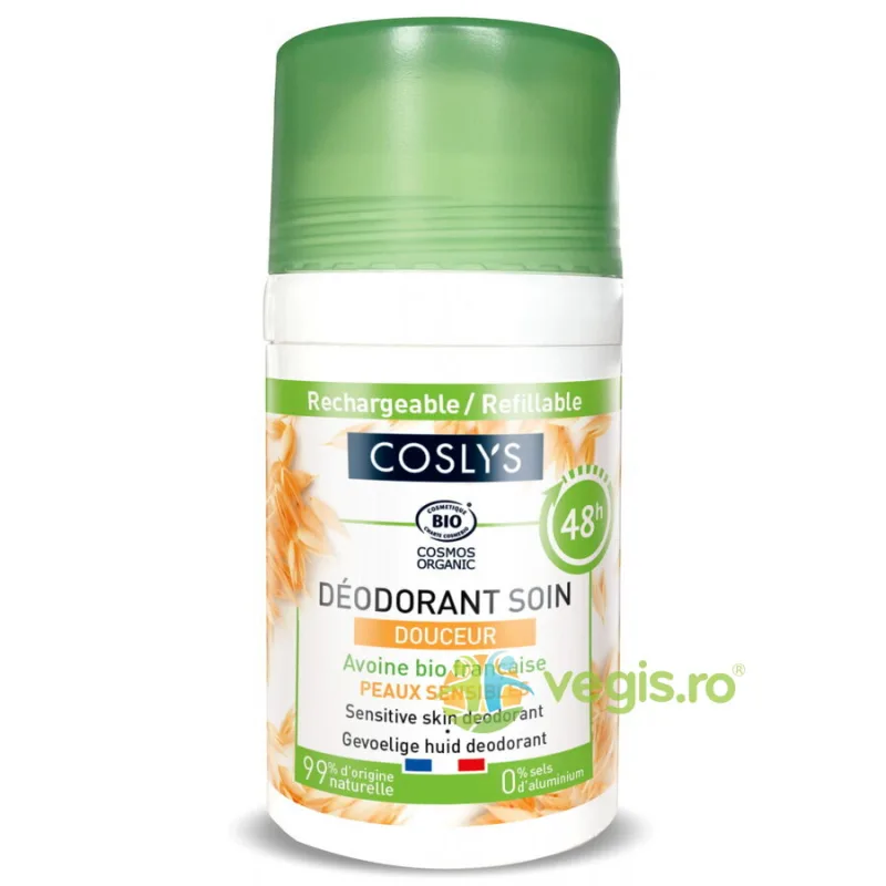 Deodorant Delicat cu Parfum Floral si Fructat Bio 50ml COSLYS — preț și oferte