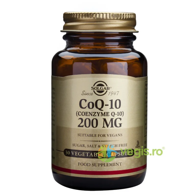 Coenzima Q-10 200mg 30Cps Vegetale SOLGAR — preț și oferte