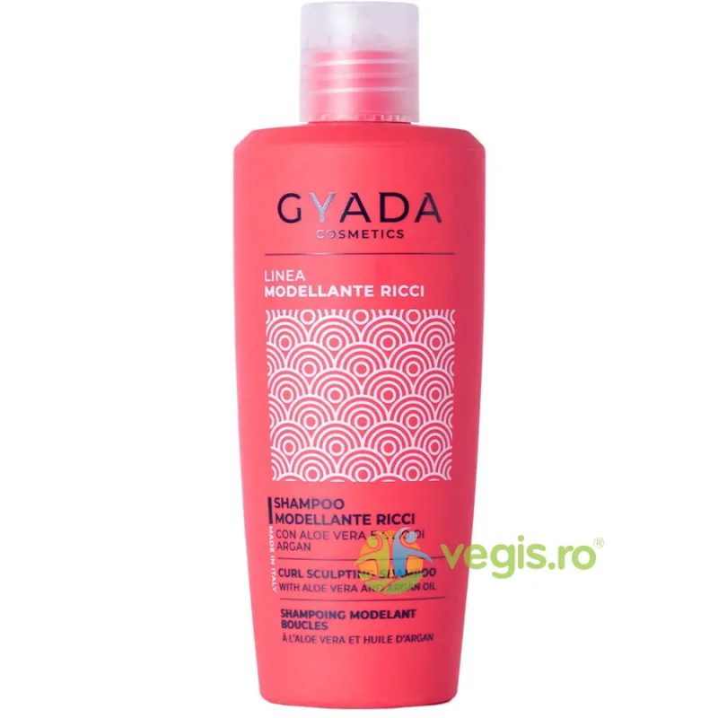 Sampon pentru Par Ondulat cu Aloe Vera si Ulei de Argan fara Sulfati 250ml GYADA COSMETICS — preț și oferte