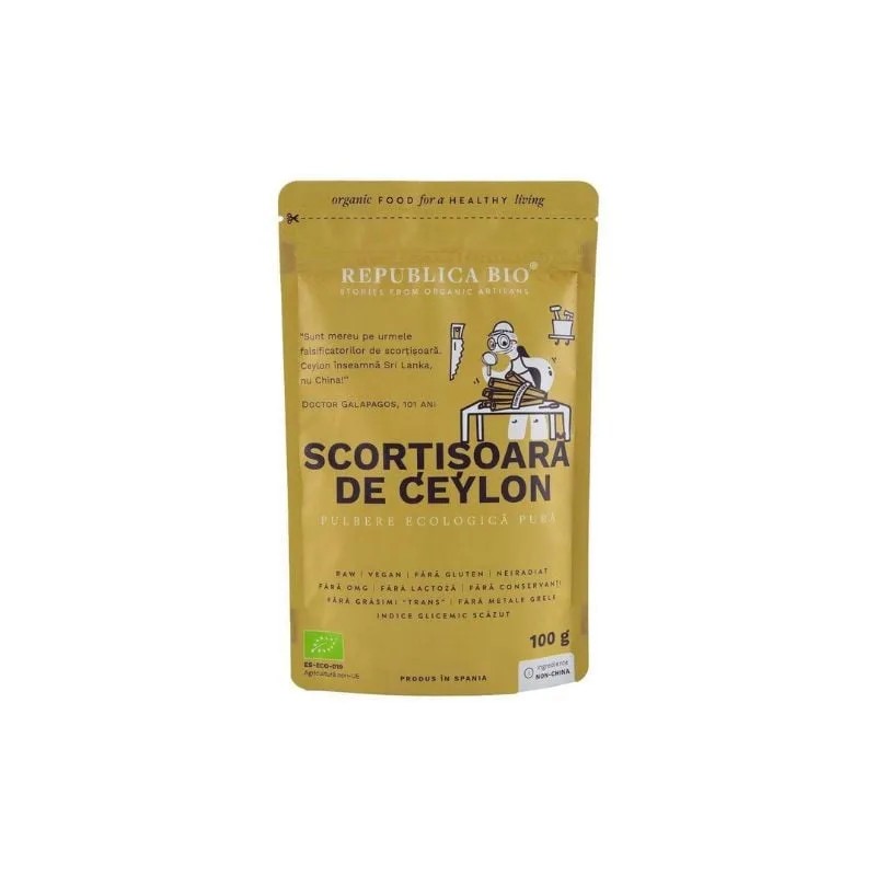 Republica BIO Scortisoara de Ceylon Ecologica, Originala, Certificata, 100g — preț și oferte