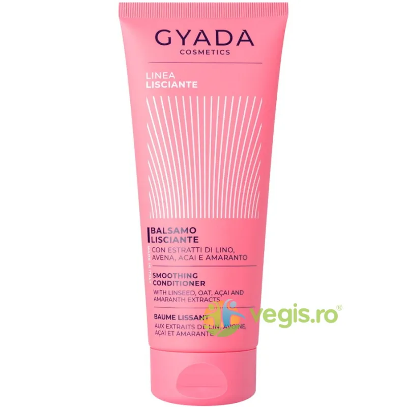 Balsam pentru Netezirea Parului cu Extract dn Seminte de In, Ovaz, Acai si Amarant 200ml GYADA COSMETICS — preț și oferte