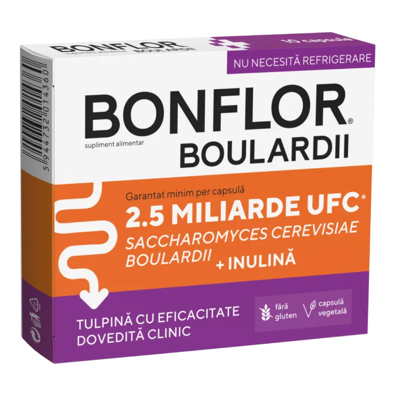 Bonflor Boulardii, 10 capsule, Fiterman FITERMAN PHARMA — preț și oferte