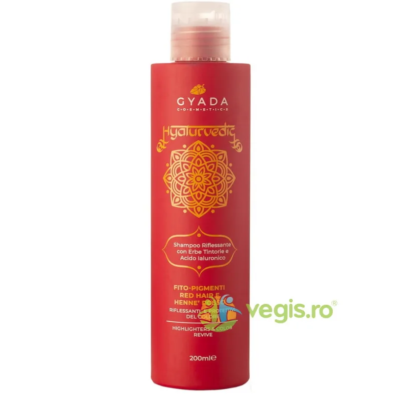 Sampon Revitalizant pentru Par Roscat cu Fito Pigmenti, Henna si Acid Hialuronic 200ml GYADA COSMETICS — preț și oferte