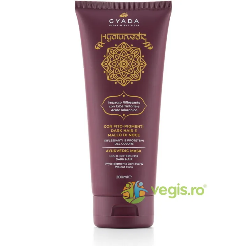 Masca de Par Revitalizanta pentru Par Saten cu Acid Hialuronic si Coji de Nuca 200ml GYADA COSMETICS — preț și oferte